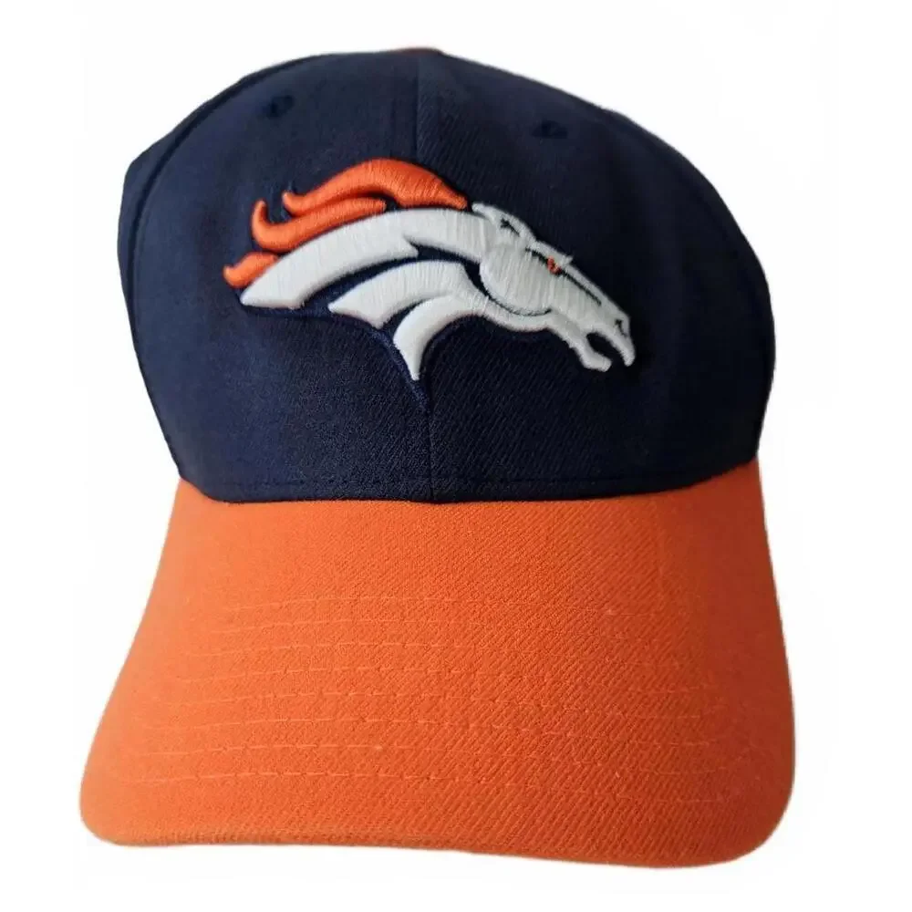 New Era Denver Broncos Navy and Orange‎ Baseball Cap Unisex Size Large/XLarge